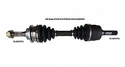 Ημιαξόνιο Mazda B2500 / Ford Ranger 2001-2005 Εμπρος Δεξι Με Βιδα MD0925500A