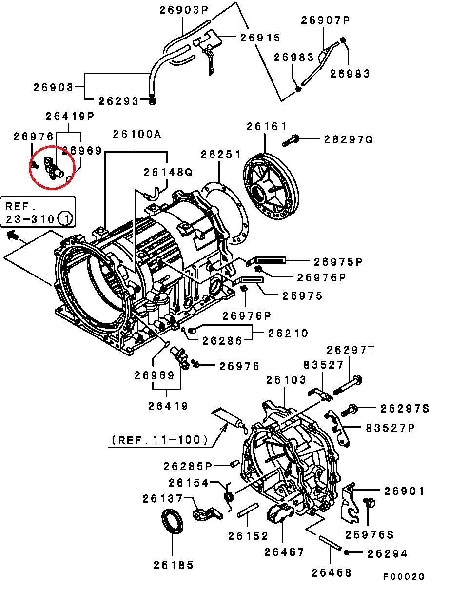 Αισθητηρας Στροφαλου Mitsubishi L200 KB4 4x4 2005-2014 4D56U MR518300