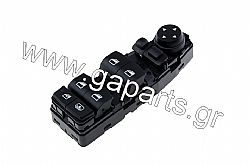 61319163574 ΔΙΑΚΟΠΤΗΣ ΠΑΡΑΘΥΡΩΝ ΕΜΠΡΟΣ ΑΡ BMW 5 F10/F11 10-/5GT F07 10-