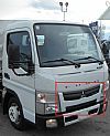 Μάσκα Mitsubishi Fuso Canter 2010- Στενο (Ολη Χρώμιο)