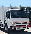 Μασκα Mitsubishi Canter Fuso 2010- Φαρδύ (Χρώμιο)